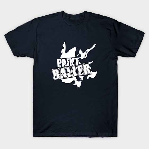 Paintballer Splatter T-Shirt by Digitalpencil